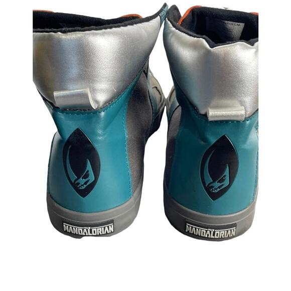 Star Wars The Mandalorian Hi-Top Sneakers Size 10 - Picture 3 of 7
